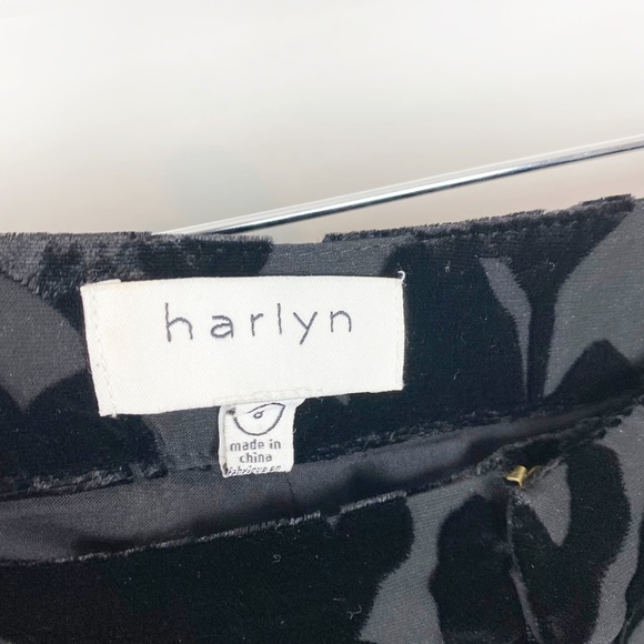 Harlyn Silk Burnout Trousers Black 8 - Picture 6 of 7